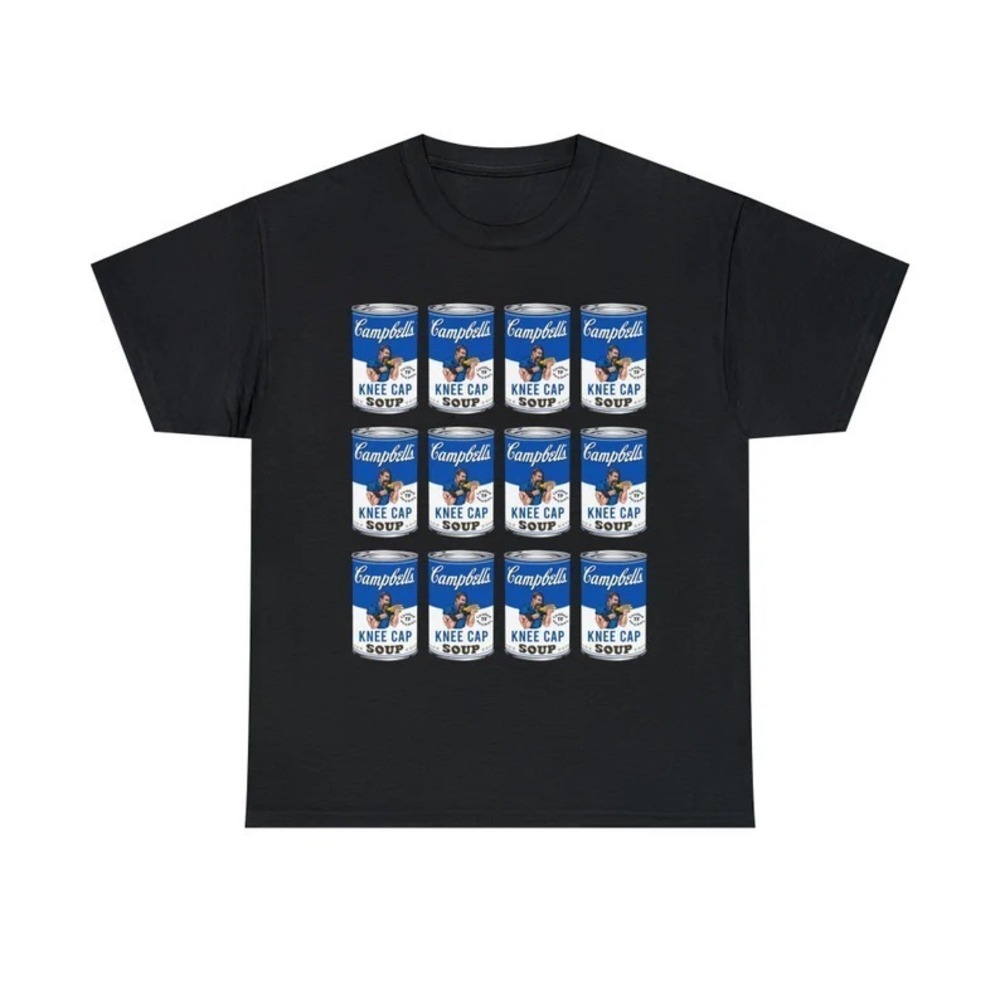 Detroit Lions Dan Campbell Kneecap Soup Graphic TShirt Meme Fan Gift